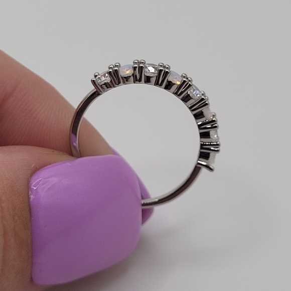 Silver gemstone ring, size 7. Charmed aroma. Appraised - Picture 9 of 12